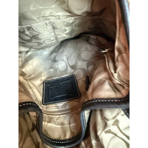 Coach Vintage 9480 Soho Flap Crossbody Black Leather Shoulder Hobo Y2K Cleaned - Picture 12 of 16